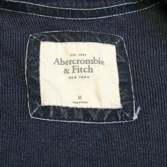 Abercrombie Knit Ribbed Long Cardigan Sweater Buttons Classic Y2K Preppy Fall - Picture 5 of 9